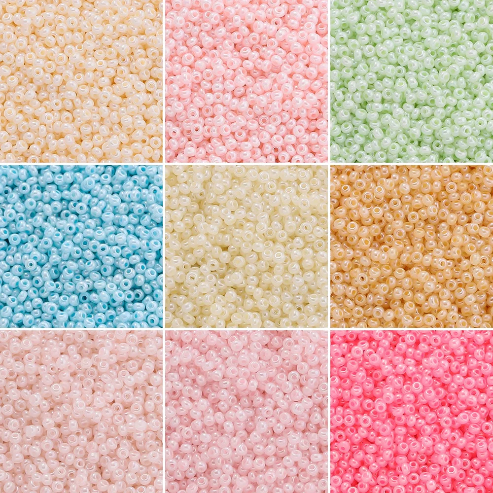 

1000pcs/Lot 2mm Glass Seed Beads Colorful Loose Spacer Beads for Jewelry Making DIY Bracelet Necklace Accessories
