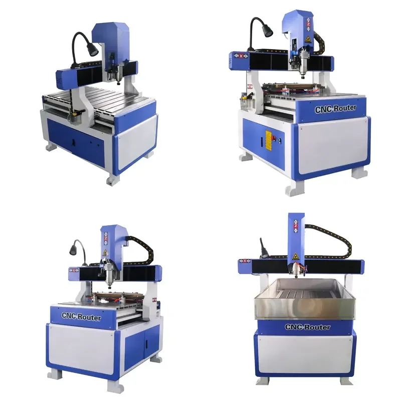 Wooden metal jade jewelry stone brass copper aluminum carving mini CNC milling machine 4040 6060 small desktop CNC router