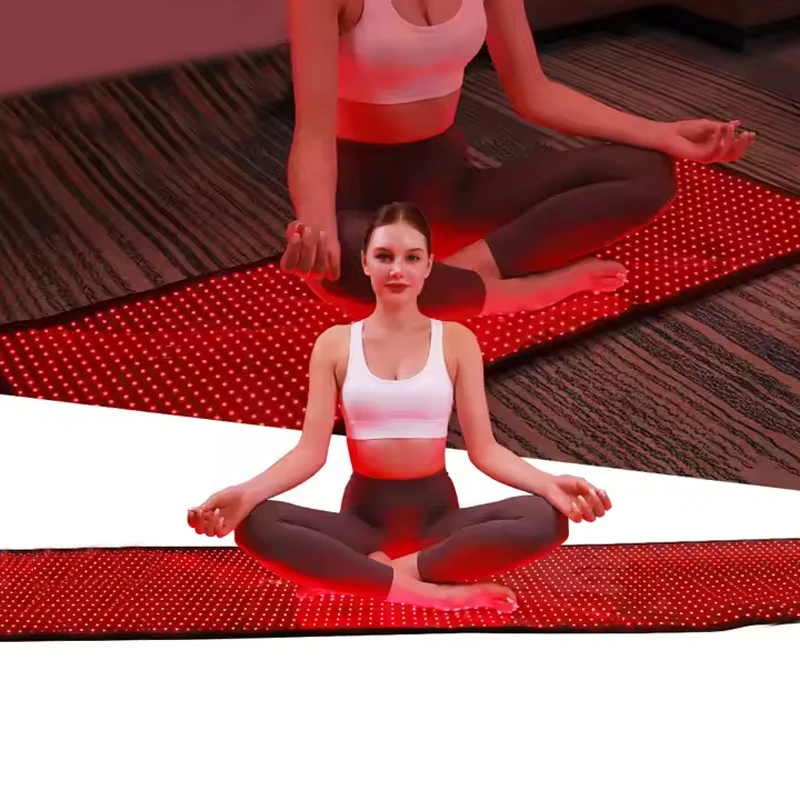 

1370 LEDs Red Infrared Light Therapy Skincare Blanket Mat 34cm*180cm Red Light Therapy Blanket Full Body Pad for Pain Relief