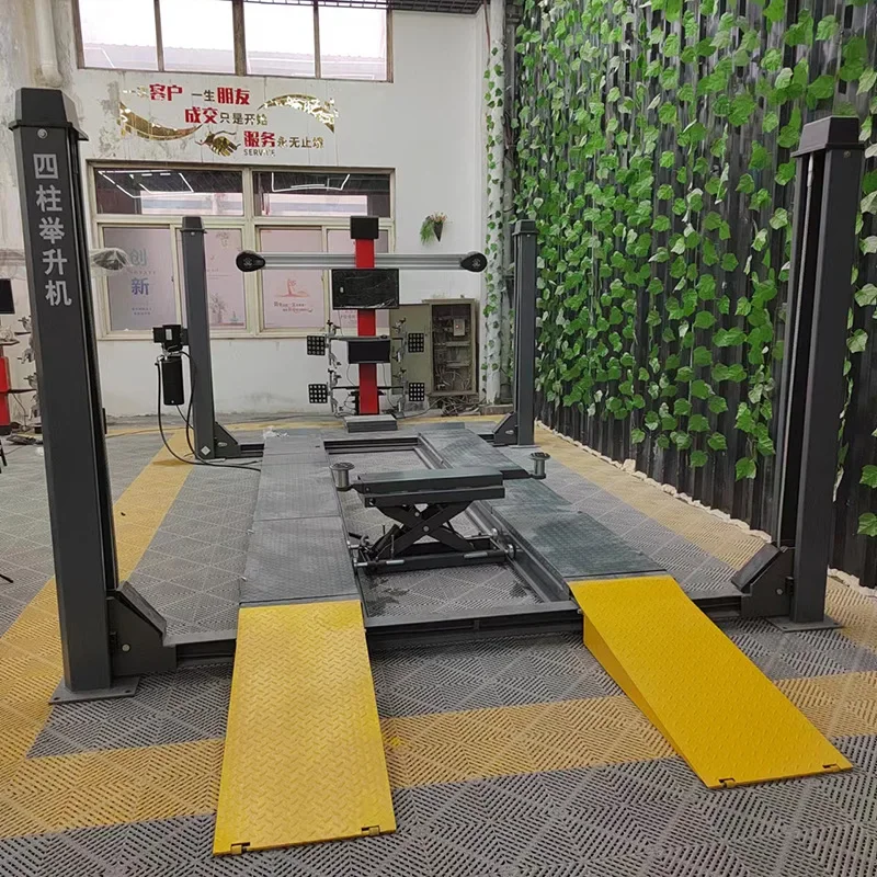 Car lift hydraulic car four-column lift auto repair and maintenance platform