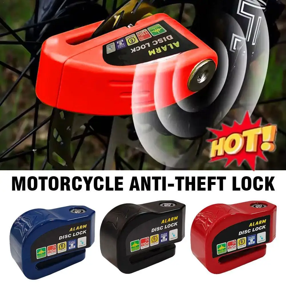 Мотоциклетный велосипедный замок, сигнализация, защита, навесной замок, диск из алюминиевого сплава, противоугонное напоминание, веревочный замок, сумка для мотоцикла Мотоциклетный велосипедный замок, сигнализация, защита, навесной замок, диск из алюминиевого сплава, противоугонное напоминание, веревочный замок, сумка для мотоцикла