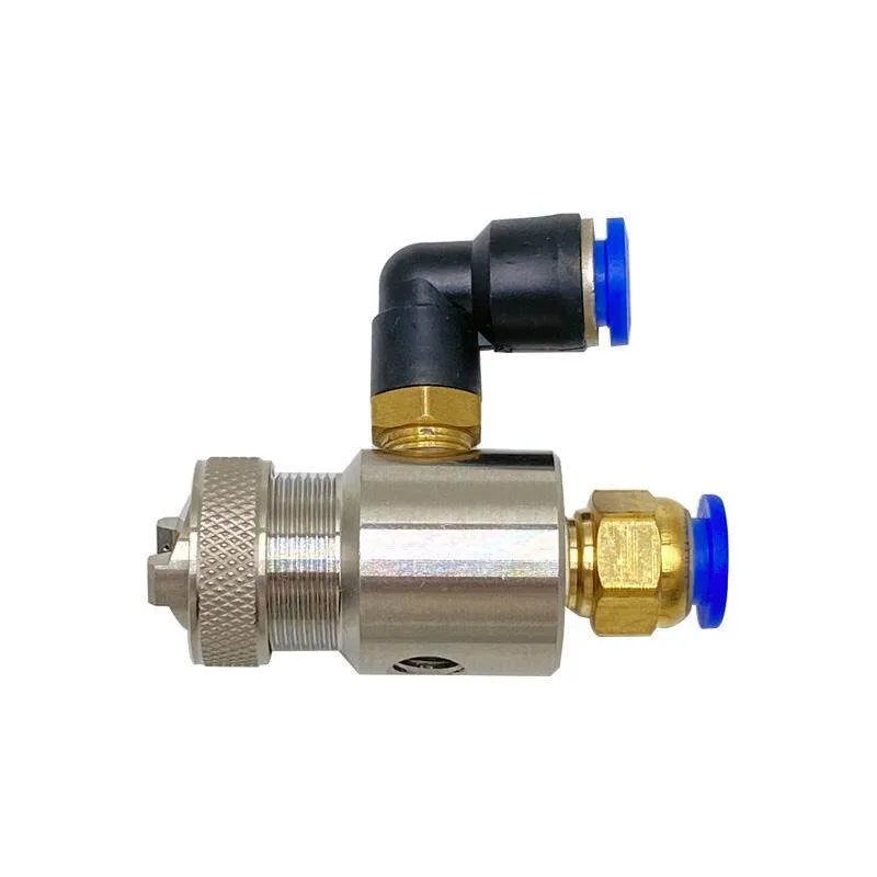 M-ini atomizing nozzle Small flow pneumatic, two-fluid siphon atomizing humidification disinfection cooling nozzle