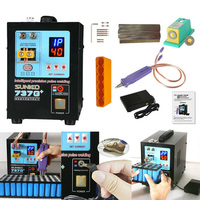 SUNKKO 737G+ Spot Welding Machines 4.3kw 110v/220v Pulse Lithium Batteries Touch Spot Welder Machine Welding 0.15mm Nickel Sheet