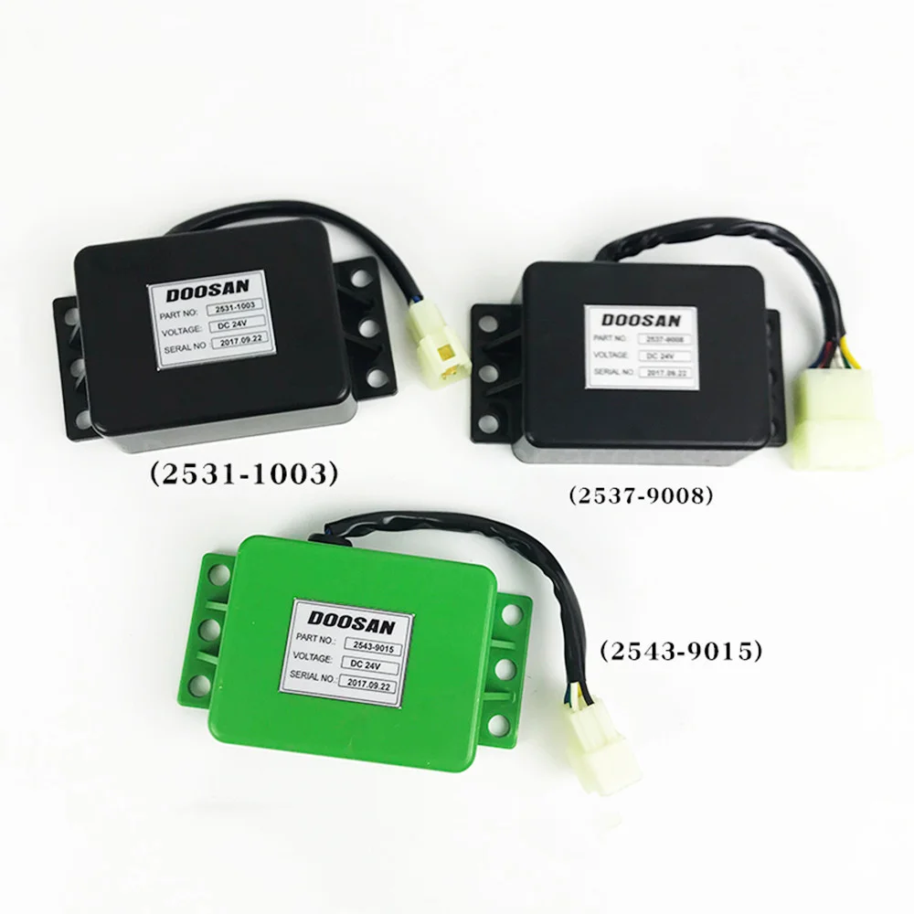

Excavator parts 2531-1003 2537-9008 2543-9015 wiper relay For DH150/220/215/225-7 wiper motor control relay