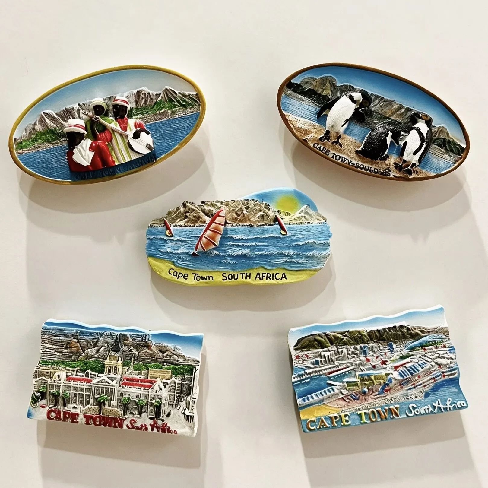 Cape Town 3D Fridge Magnets South Africa Souvenir Resin Refrigerator Magnets Sticker Collection Handicraft Gift Home Decoration