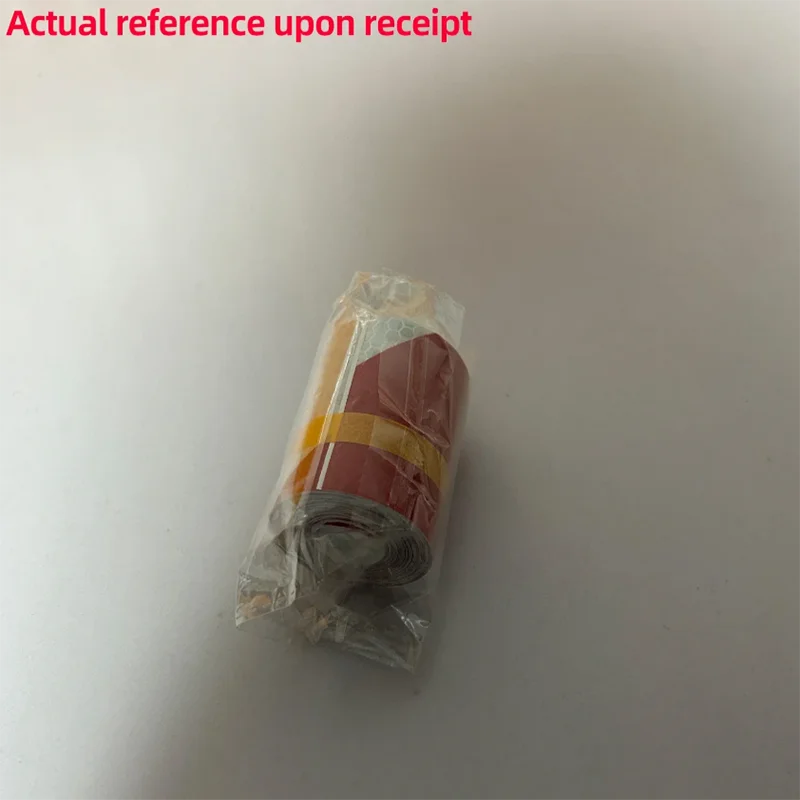 1 لفة شريط تحذيري عاكس للسلامة، شريط عاكس للطباعة من نسيج التويل ذاتي اللصق للسيارة