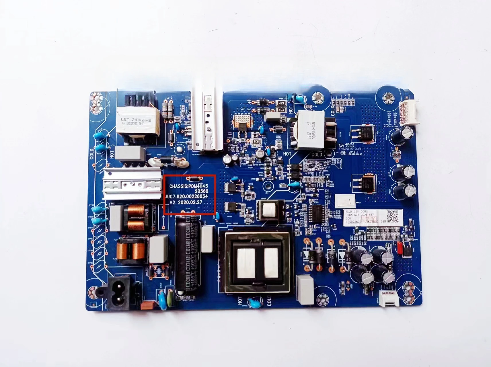 

For Original Changhong 65D4PS/5PS 65A4U 65Q6S TV Power Board JUC7.820.00226034