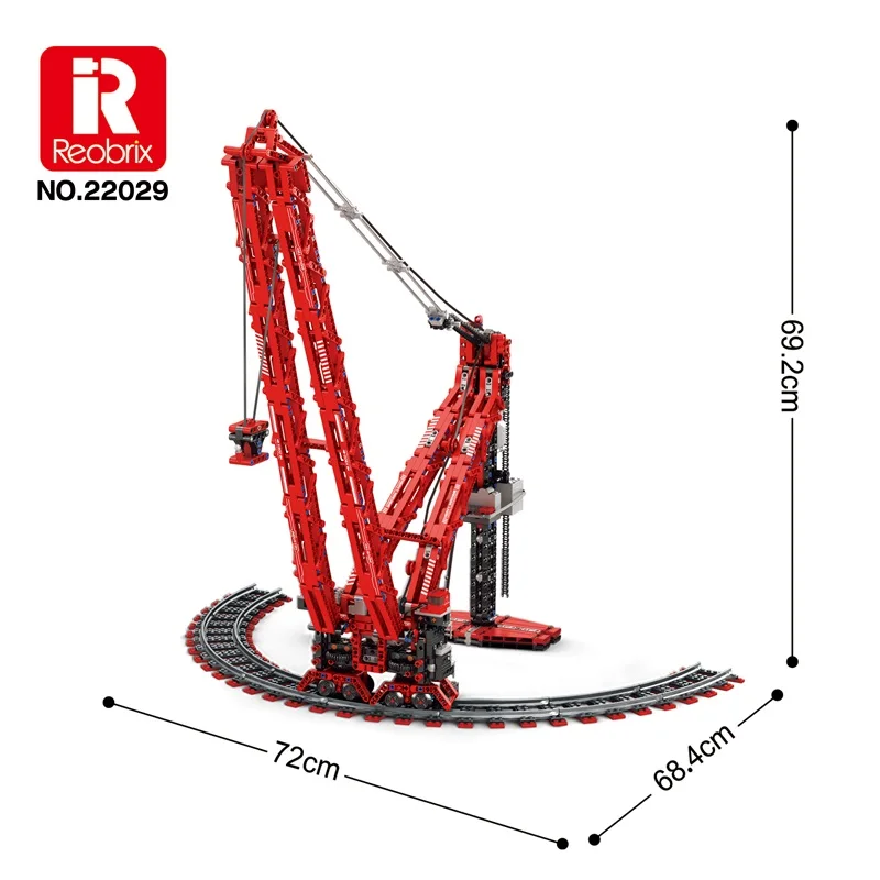 1196 pçs moc técnico de controle remoto sk6000 guindaste blocos de construção tijolos montagem modelo brinquedos diy para meninos presente aniversário conjunto
