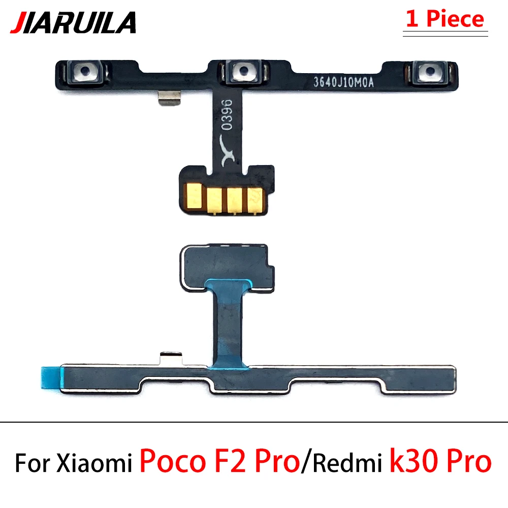 Power Switch On/Off Button Volume control Key Button Flex Cable For Xiaomi Poco X4 Pro 5G F1 F3 F2 Pro X2 X3 GT C3 M2 M3