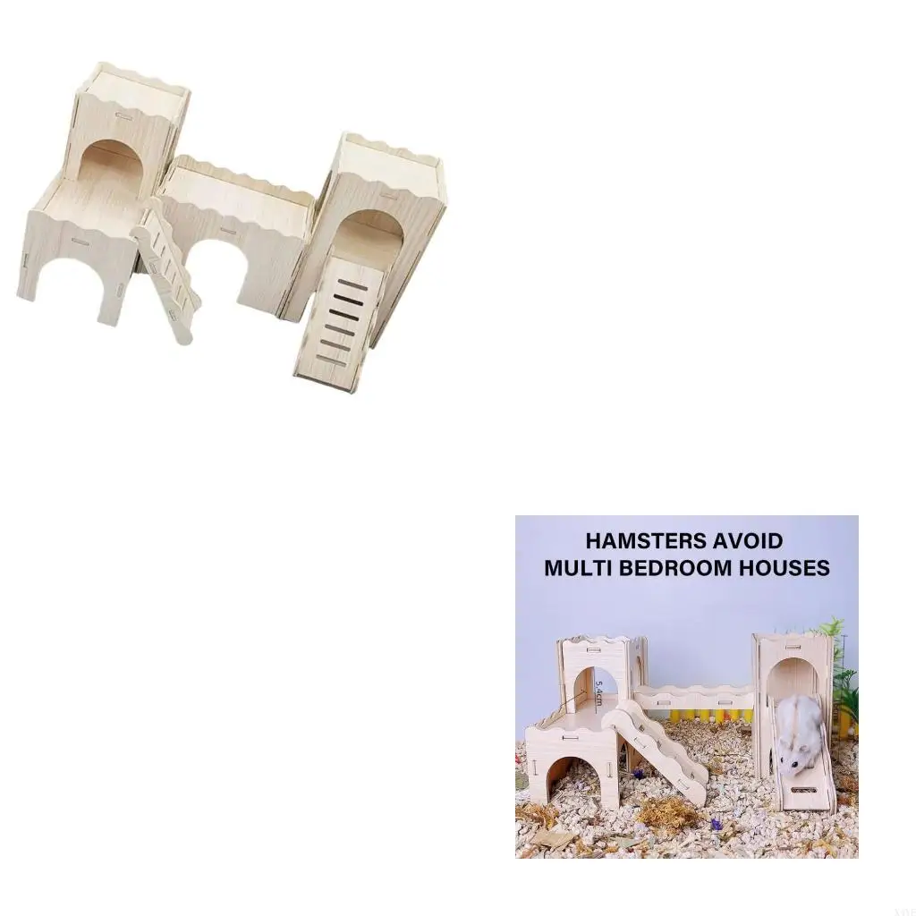 

X4YE Playgrounds Platform Detachable Small Animals Cage Accessories for Small Animals