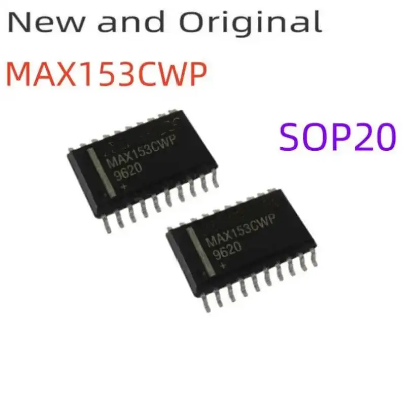 

New and Original MAX153CWP SOP20 1Msps microprocessor interface compatible with 8-bit ADC with 1 µ A turn off mode