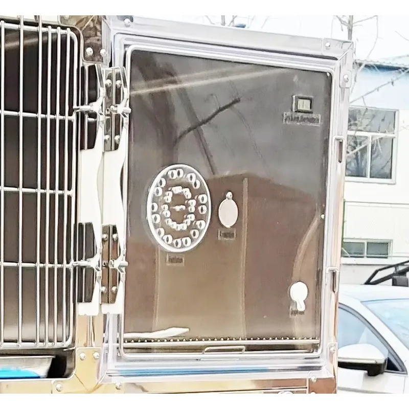Custom Modular Dog Kennel Movable Large Animal Cat Dog Pet Cage Veterinary Stainless Steel Pet Cage