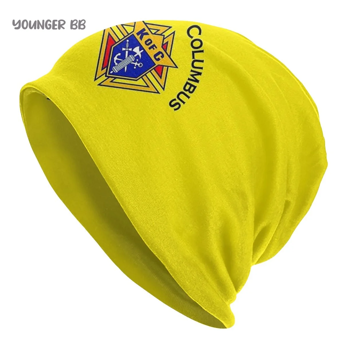 Knights of Columbus Men Women's Beanie Hats Knights Of Columbus Dad Hat Knitted Hat Hip Hop Earmuff Bonnet  Skullies Beanies