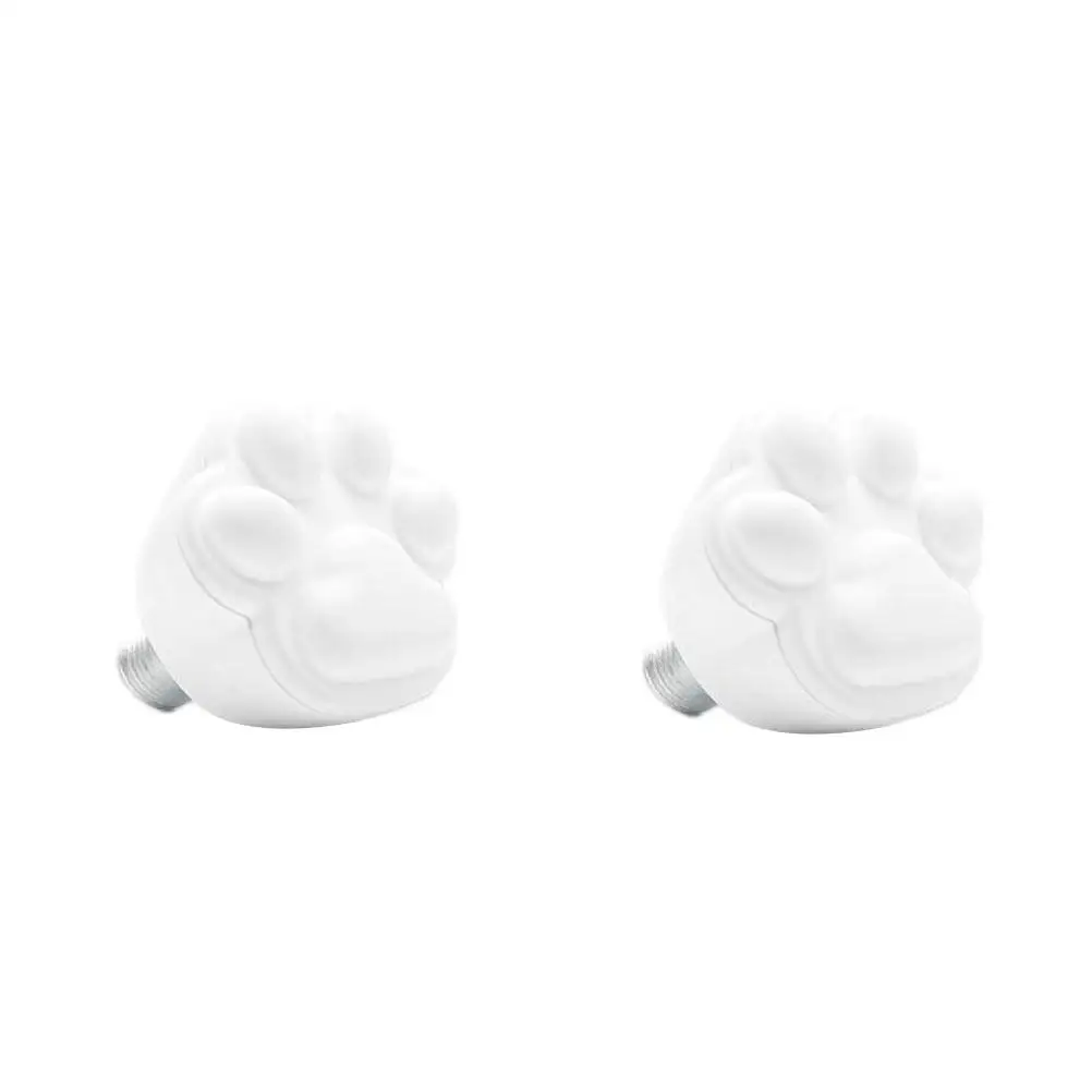 

2 шт. регулируемые резиновые тормозные колпачки для роликовых коньков в форме кошачьей лапы для двух- и четырехрядных роликовых коньков, инструмент для торможения