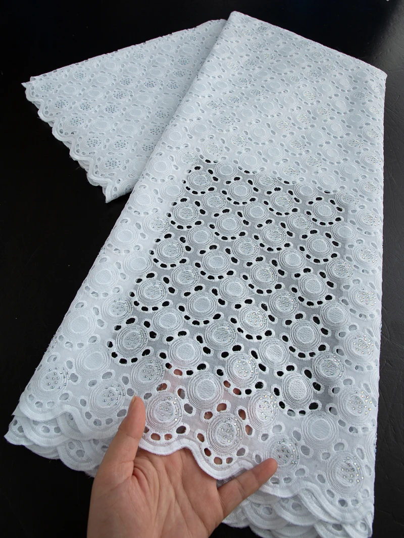 

Швейцарская вуаль, хлопчатобумажная ткань, кружевные камни, африканское нигерийское кружево, вышитая ткань, 2025 г., для женщин, свадебные платья, новейшие, 2,5 ярда 4213