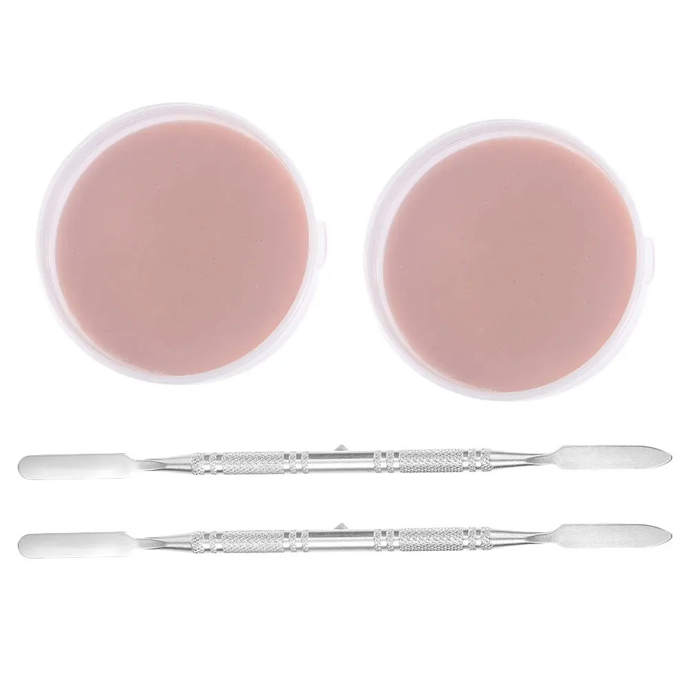 

2Pcs Makeup Skin Wax Set Professional Grade Modeling Wax for Costume Party Special Effects Fake Nose Scar Creation Kit
