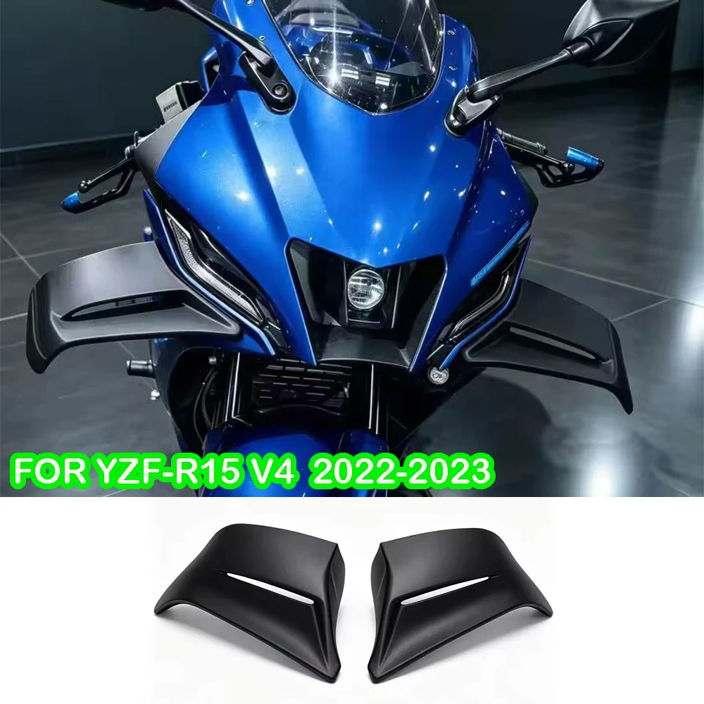 Fit For YZF-R15 2022-2023 Motorcycle Accessories Fairing Side R15 Winglet Aerodynamic Wing Deflector Spoiler
