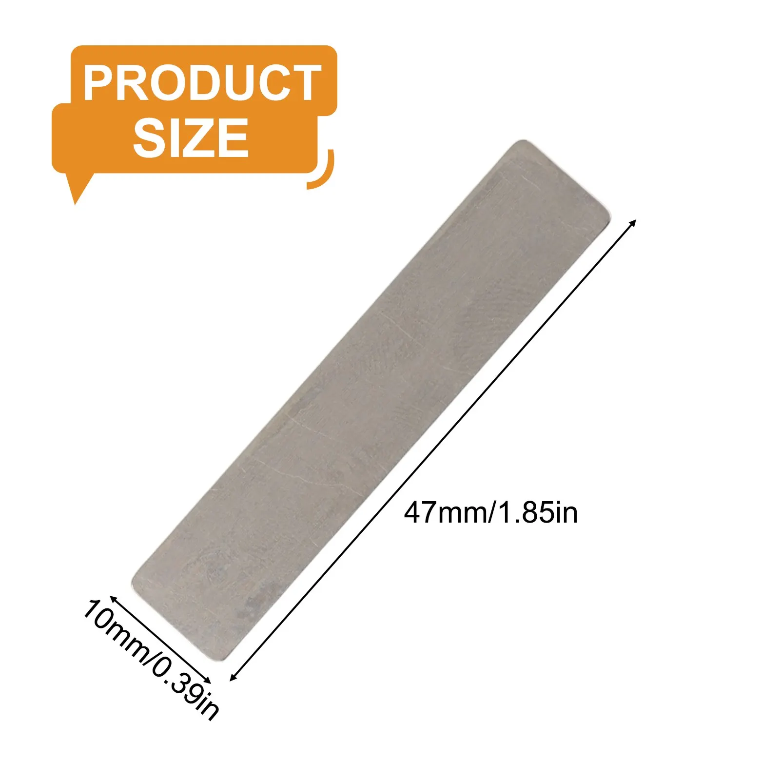 Premium Valve Plate for Compressor, 10pcs Manganese Material, Silver Color, Compatible with Piston Compressor Valves