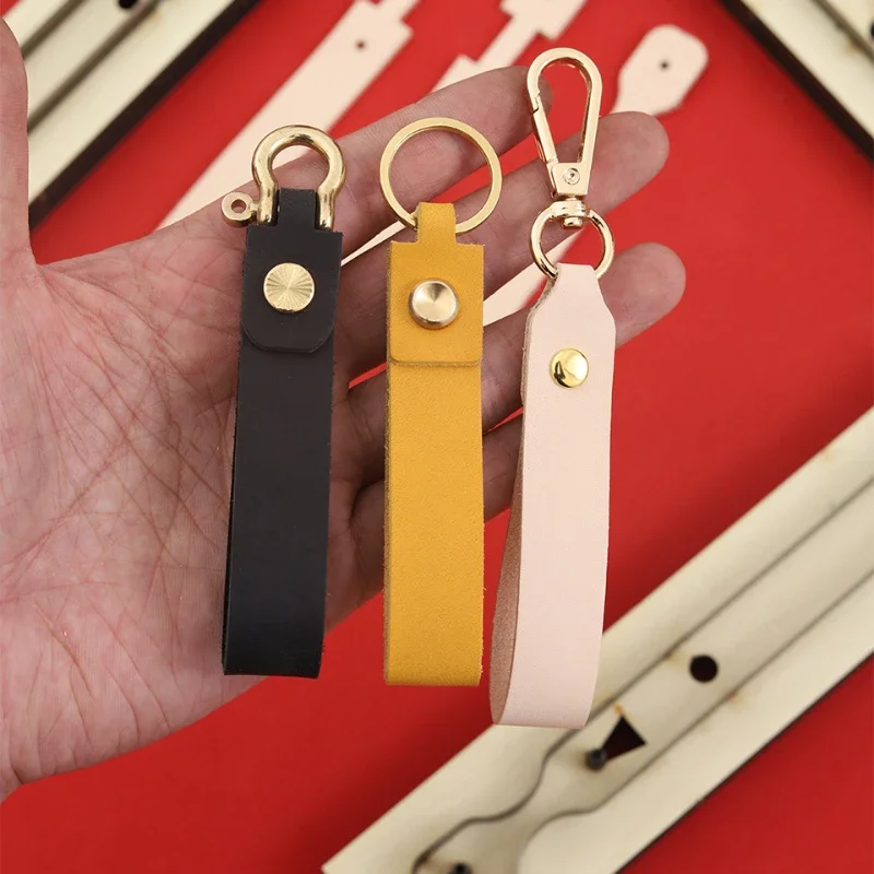 DIY Keychain Knife Mold Handmade Leather Cutting Tool Steel Knife Template Is Sharp and Durable