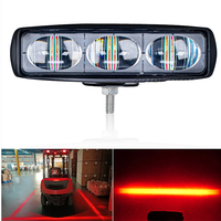 New Auper-Concentrated Forklift LED Straight Warning Light High-bright Red Light Safety Area Signal Light 12-100V Universal