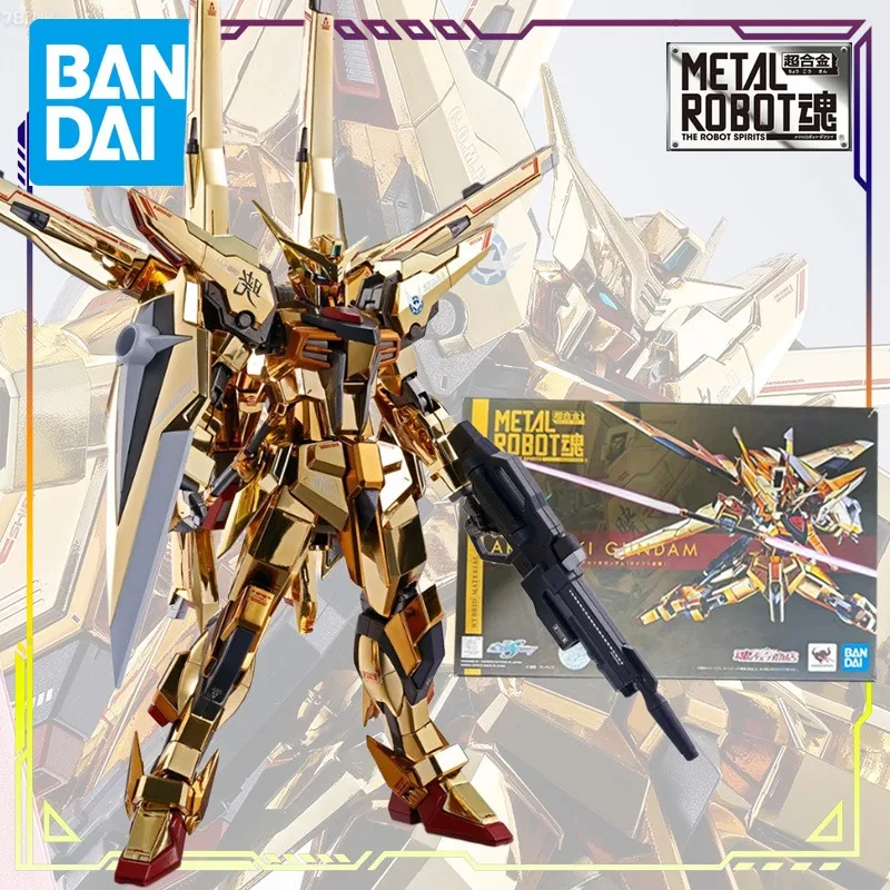 

Оригинальная металлическая фигурка BANDAI из серии Robot Soul: Seed Freedom Ver. — подвижная модель, игрушка, украшение, подарок для мальчиков.