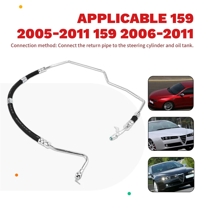 

Universall Power Steering Hose High Pressure Oil Pipe For Alfa 50501762 Car High Pressure Oil Pipe Romeo Power Hose