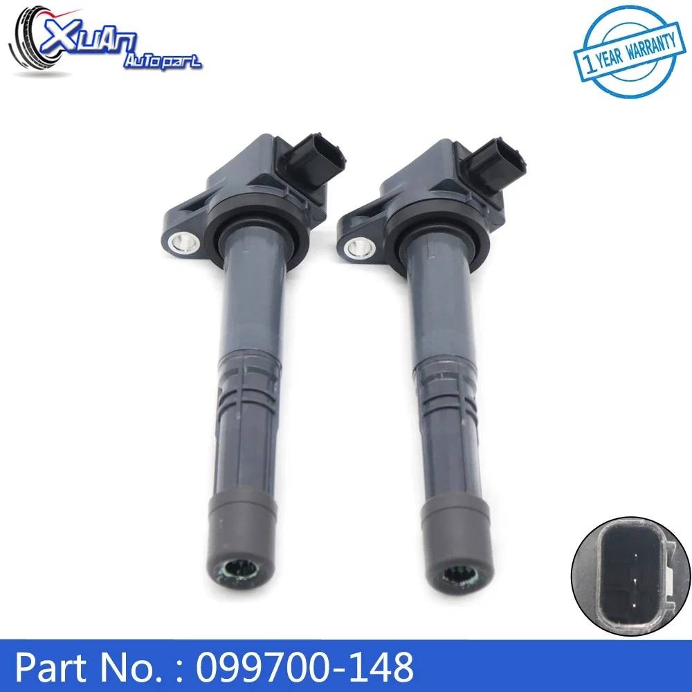 XUAN NEW Car Ignition Coil 099700-148 for Honda Accord Civic Crosstour CR-V ODYSSEY Acura ILX 2.0L 2.4L 2000-2015 30520-R40-007