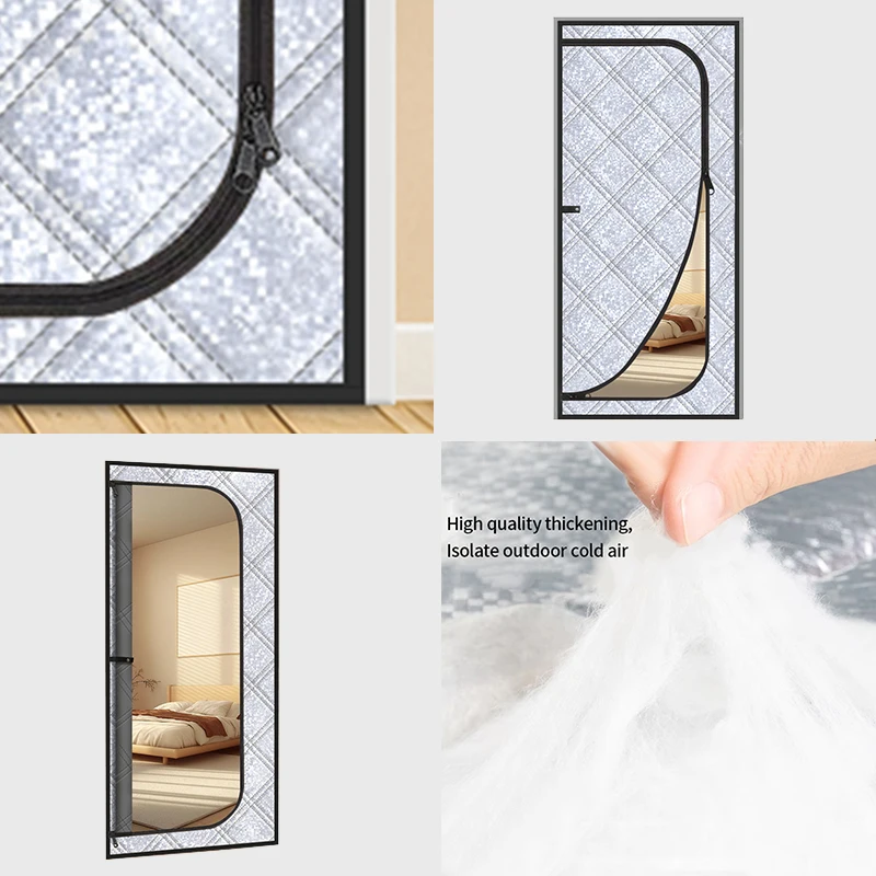 

U-shaped，Warm winter curtains,screen windows,thickened，windproof partition,sound insulation Door curtain, windproof，cold proo