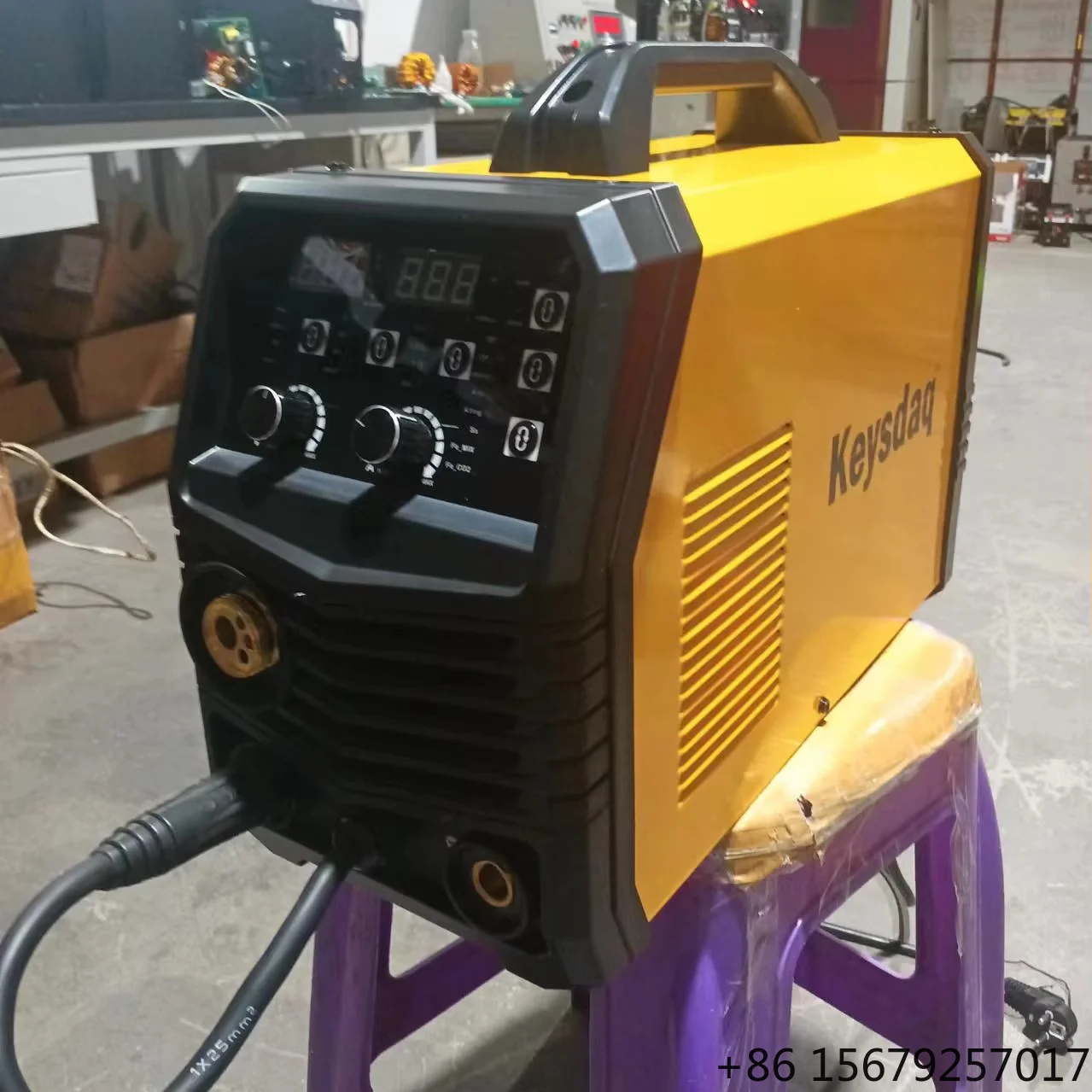 5kg 200A/220V Dual-Pulse Full-Bridge Gas-Shielded MIG Welding Machine MIG/MAG/MMA/TIG  4 in 1  Welding Machine