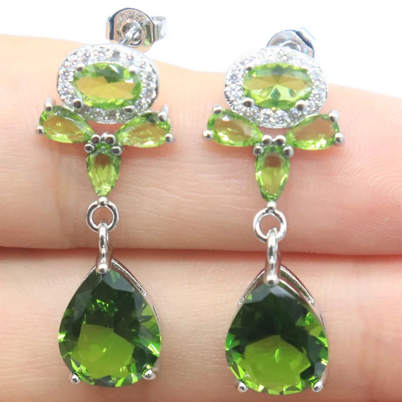 

Buy 3 get 1 free 30x12mm Princess Cut Pink Raspberry Rhodolite Garnet Green Peridot Violet Tanzanite CZ Daily Earrings