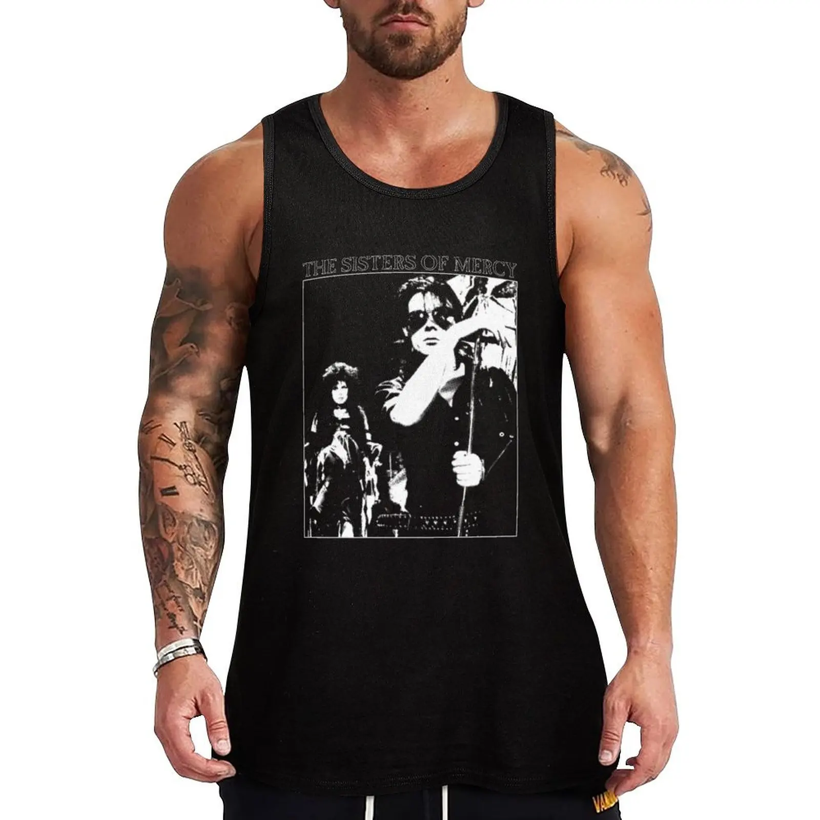 

The Sisters Of Mercy Tank Top summer clothes for men fitness clothing for men cotton t-shirts man