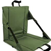 Folding Stadium Chair Reclining Bleacher Seat With Padded Back Support Cushion For Outdoor Sports 3