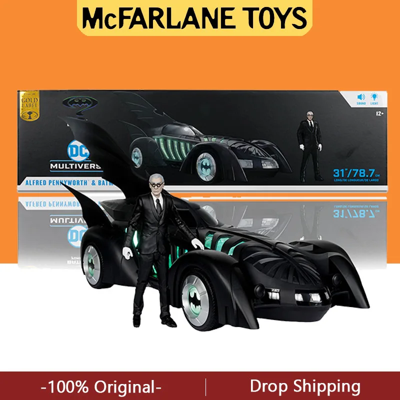 McFarlane Toys DC MULTIVERSE VEHICLES - BATMOBILE AND ALFRED BATMAN FOREVER) Action Figure Collect DC Multiverse Garage Kit Mode