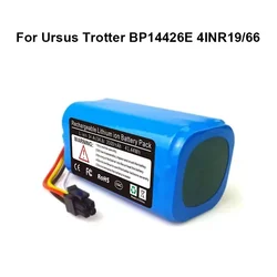 100% Original 14.4V 3500mAh Li-ion Battery For Ursus Trotter BP14426E 4INR19/66 Robot Vacuum Cleaner