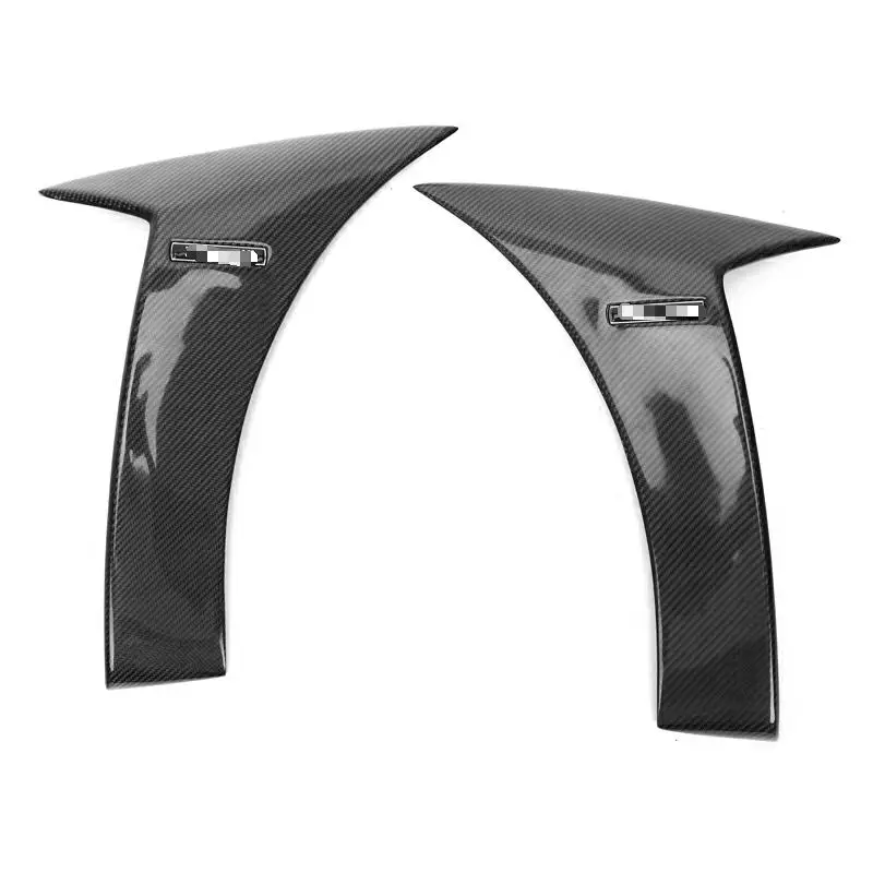 STLFC ألياف الكربون الجسم أطقم لمرسيدس بنز S الفئة W222 S63 LCI 2017- 2020 الجبهة الشفاه الناشر المفسد غطاء الضباب الحاجز #5