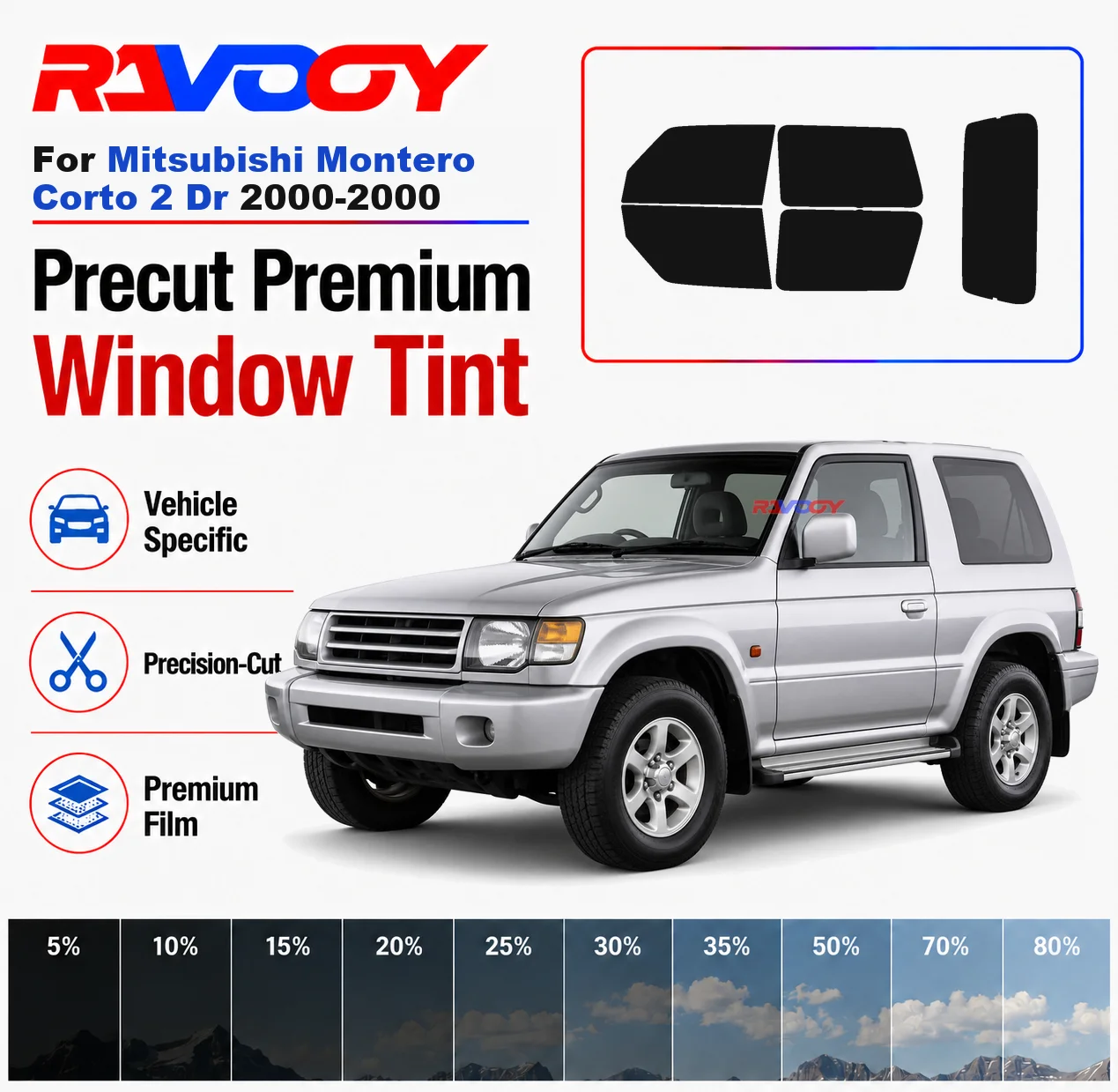 premium-precut-window-tint-kit-front-rear-windows-rear-windshield-for-mitsubishi-montero-corto-2-dr-2000-2000-nano-ceramic-film