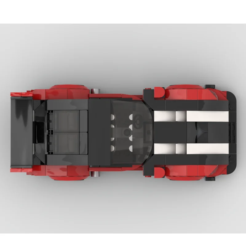 ตัวต่อโมเดิร์นใหม่ 276 ชิ้น ชุดถนนมอเตอร์เวย์ในเมือง 2013 SRT GTS ซูเปอร์เรซซิ่ง ของเล่นตัวต่อเสริมพัฒนาการสำหรับเด็ก ของขวัญ