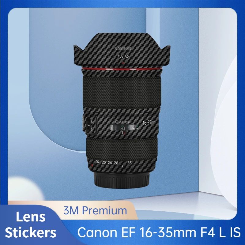

Для Canon EF 16-35 мм F4 L IS USM наклейка на объектив камеры с защитой от царапин, защитная пленка для тела, кожный чехол 16-35 F/4