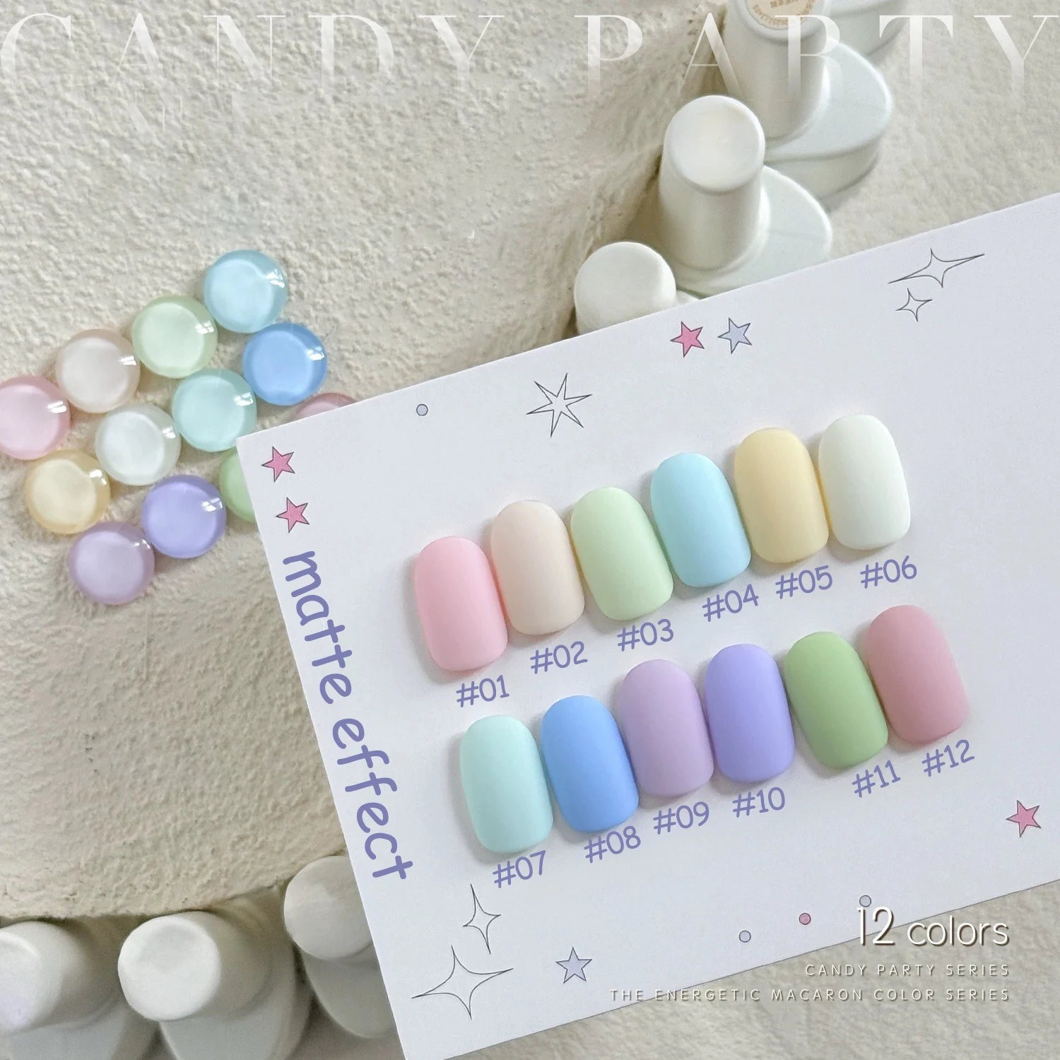 1 قطعة SHAKA الخريف الأظافر الأبيض الأخضر الوردي الأزرق الأظافر هلام طلاء الأظافر 2025 نمط جديد الدوبامين معكرون اللون صالون الأظافر مسمار الفن