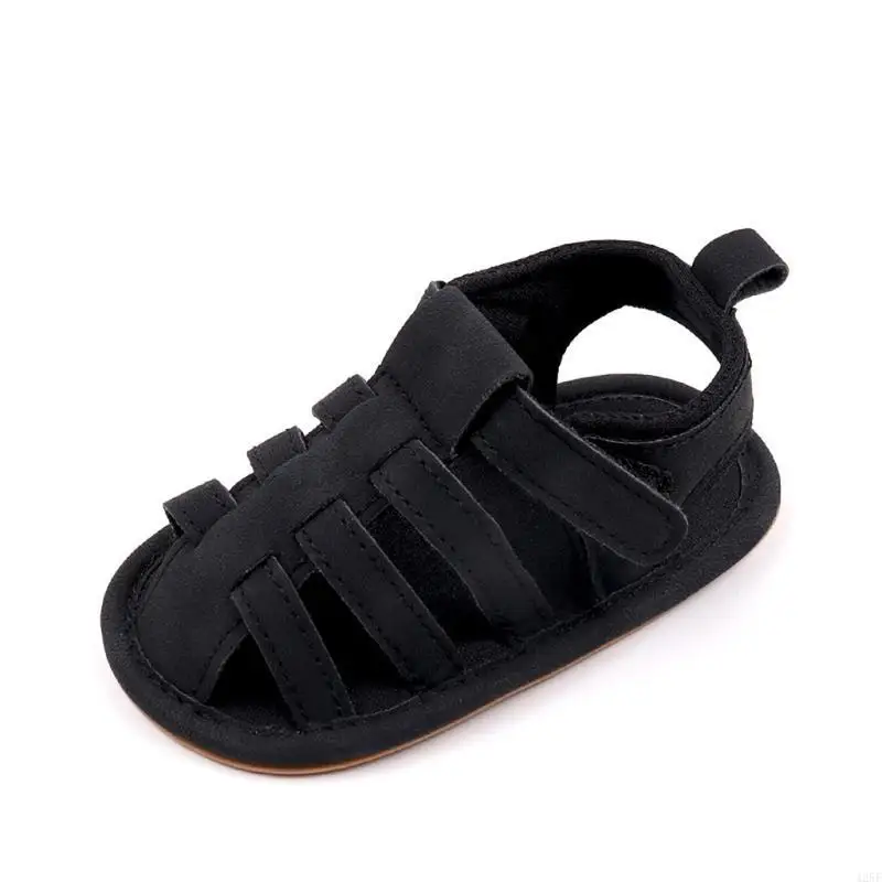 Sepatu Jalan Sandal Musim Panas Bayi untuk Bayi Laki-laki Perempuan Sandal PU Balita Sepatu Prewalker Pertama Sepatu Pantai 425F