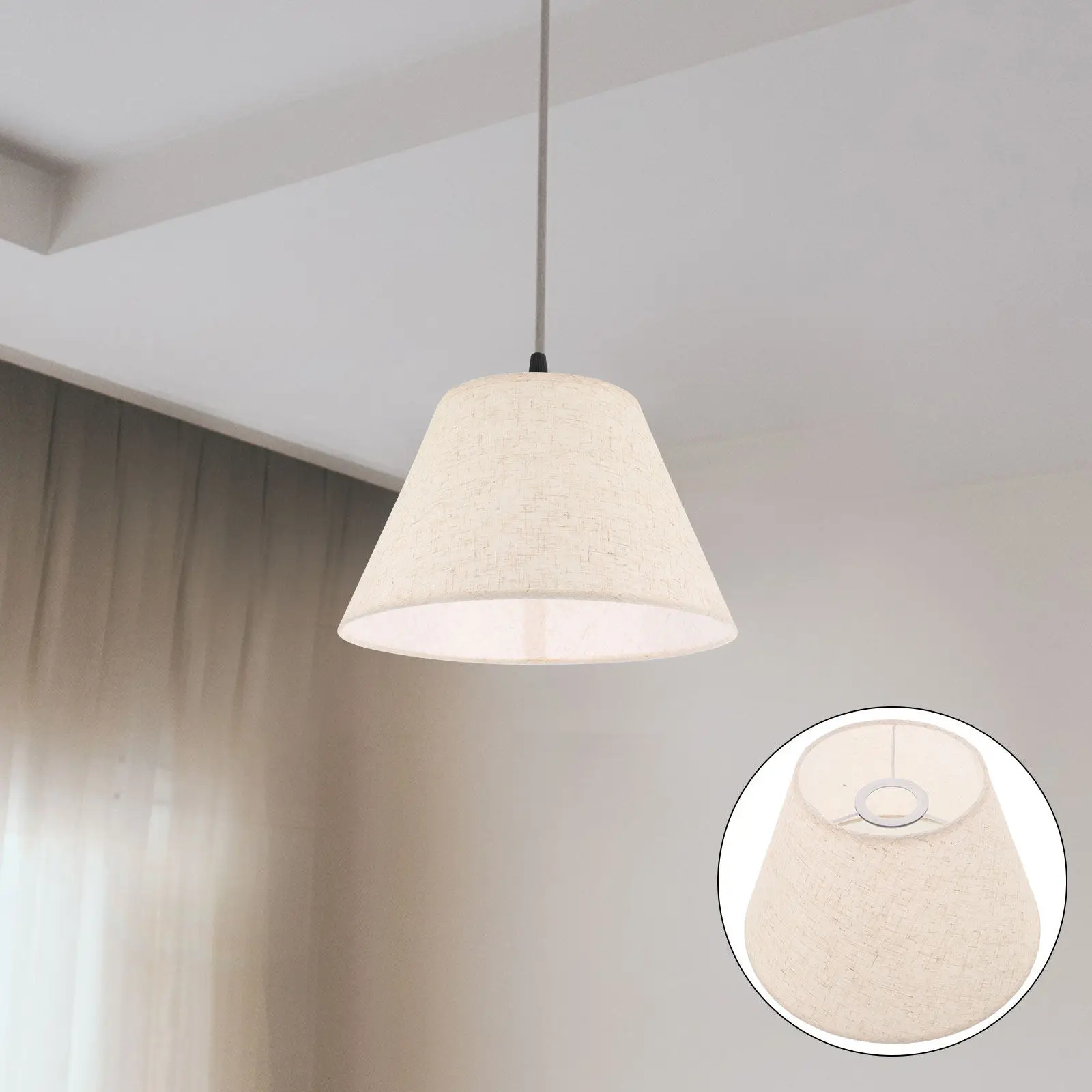 Retro Pendant Lamp Shade Decorative Chandelier Lamp Shade for Bedroom Living Room Restaurant Cafe Hotel Farmhouse Lighting