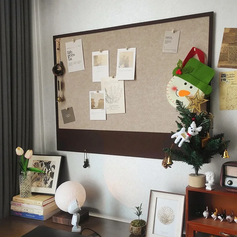Light Luxury Self Adhesive Felt Cork Photo Wall Message Board Wall Decor Photo Wall Message Board Felt Board Photo Wall