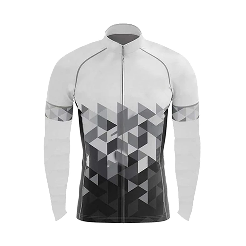 New Cycling Jersey Set Men Long Sleeves Bike Jersey Suit 19D Gel Pad Pants Autumn MTB Cycling Clothing