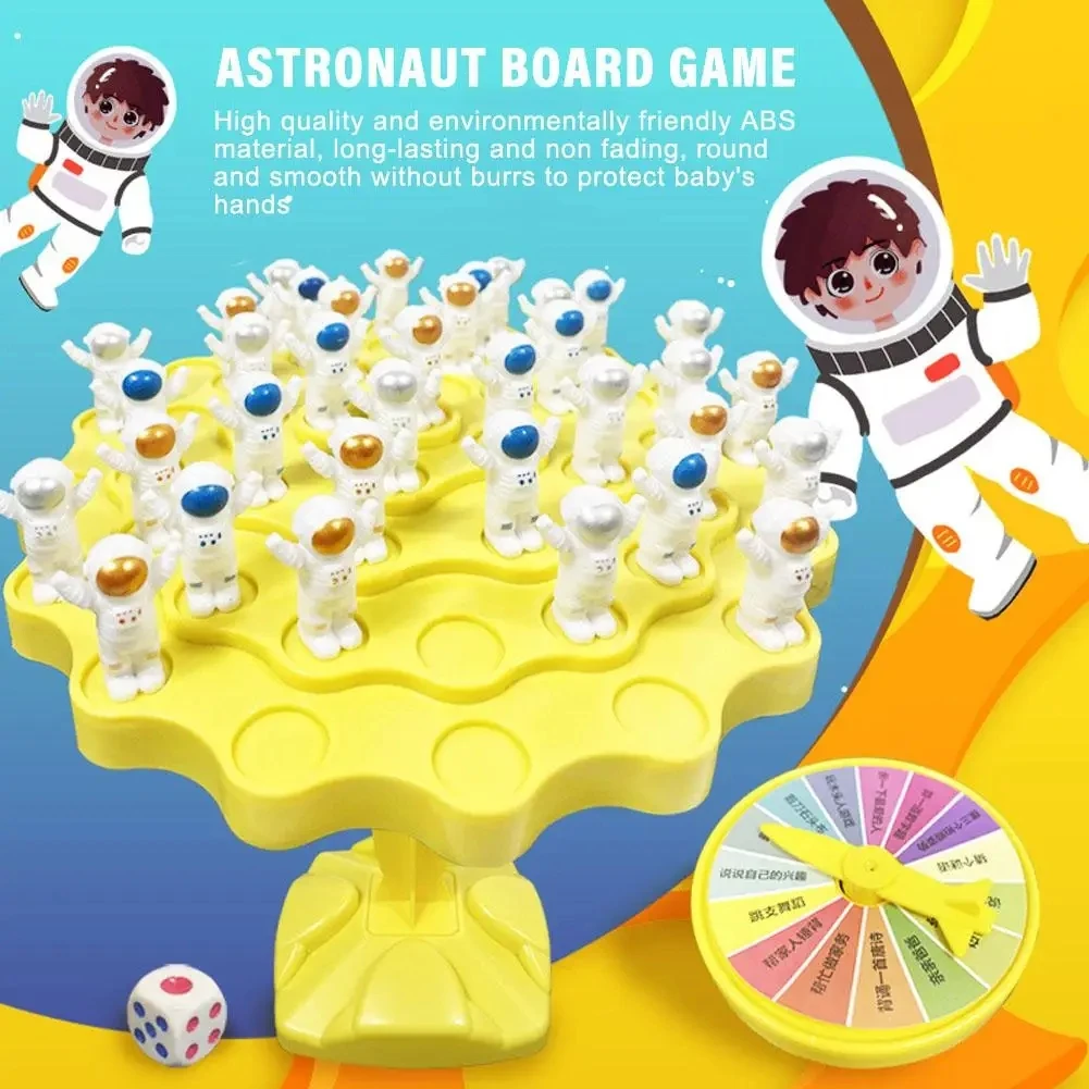 1Pcs Astronaut Board Game Educational Board Game Toy Montessori Math Toys Balancing Number Interaction Scale Tabletop Toys