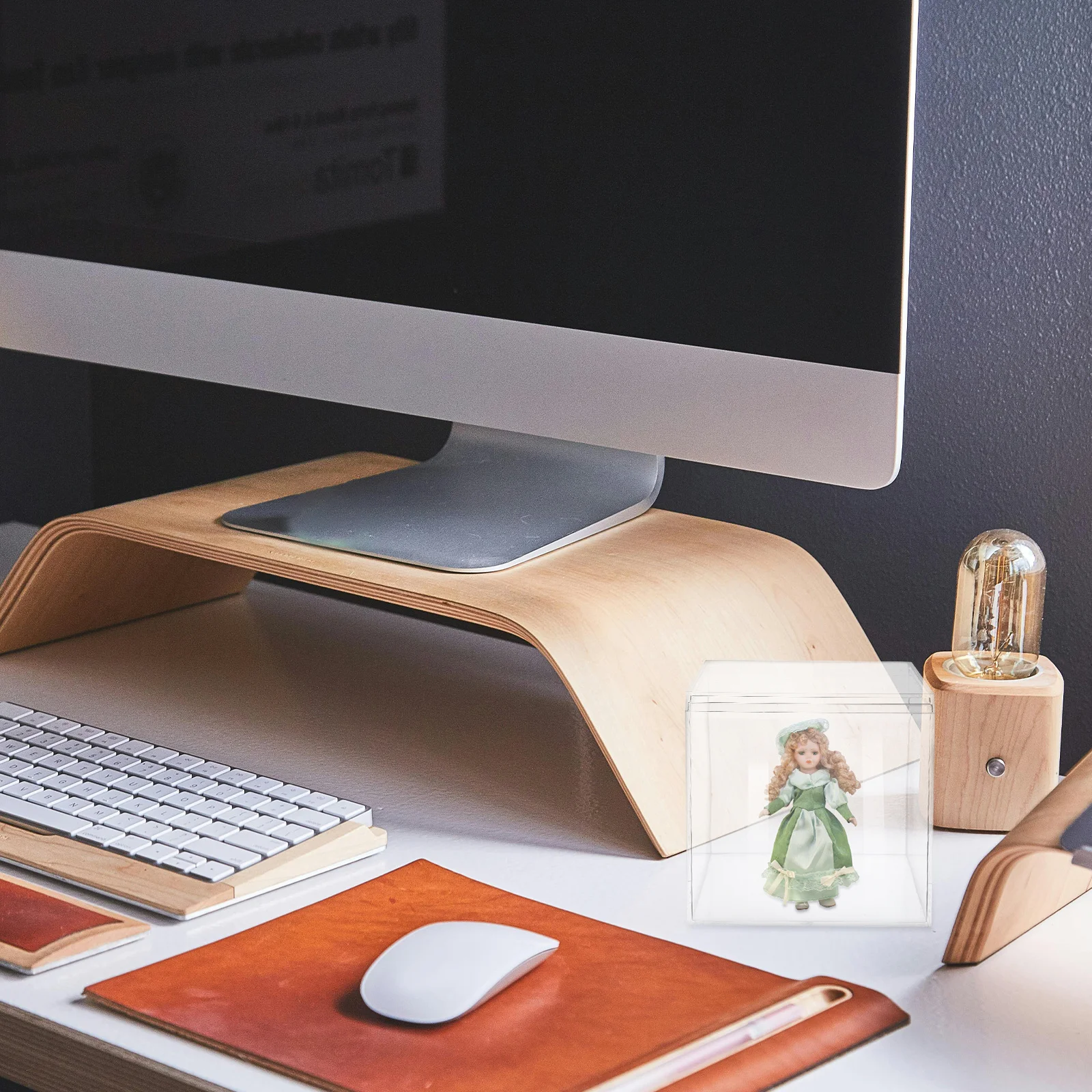 Clear Action Figure Display Box Stable Protective Case for Models Collectibles Exhibition Organizer Storage