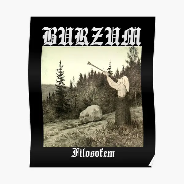 

Настенный постер Burzum Filosofem, домашний декор, Современная винтажная забавная роспись, живопись, Художественная печать, украшение без рамки