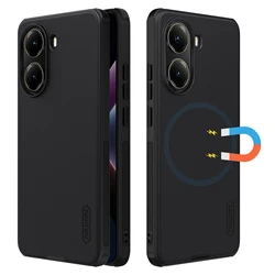 NILLKIN for Poco X7 Pro 5G Case Camera Protection [ Magnetic ] Shockproof Crashproof Frosted Dots Hard Back Cover