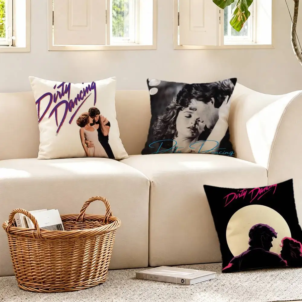 80s Classic Movie Dirty Dancing Pillow Case Pattern Printed Pillowcase For Living Room Sofa Cushion Cover