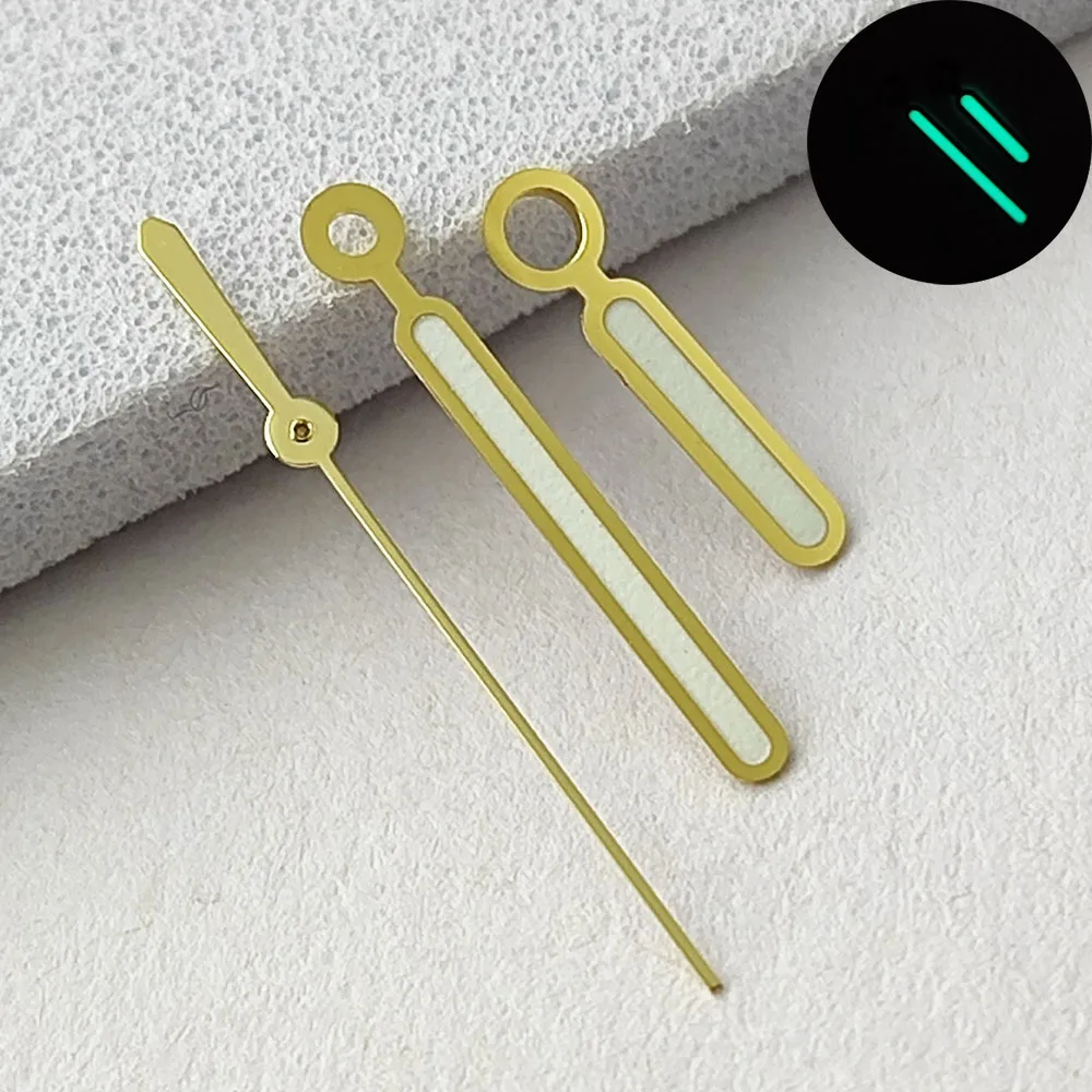 NH35 watch hands NH38 hands are suitable for NH35NH38 movement green luminous black silver rose gold  watch pointer