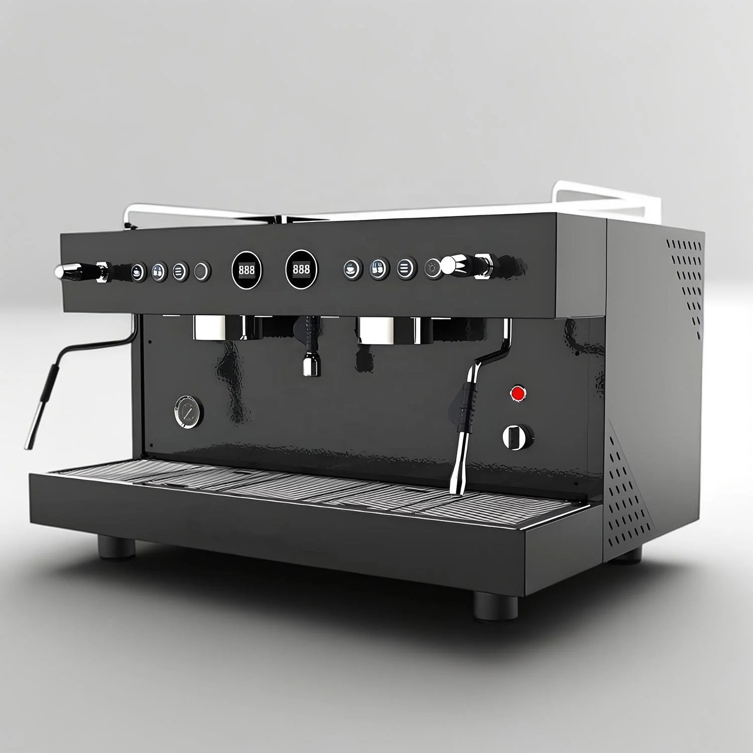 9bar Rotary Pump Programmable Volume With Gicar Volumetric Meter Best Coffe Coffee Espresso Machine